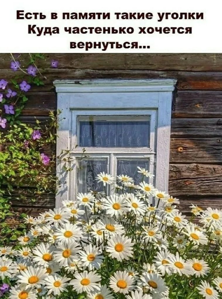 Есть в памяти такие уголки, куда частенько хочется вернуться...