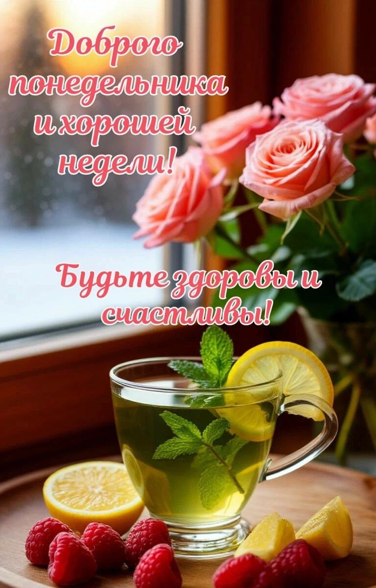Доброго понедельника и хорошей недели! Будьте здоровы и счастливы!