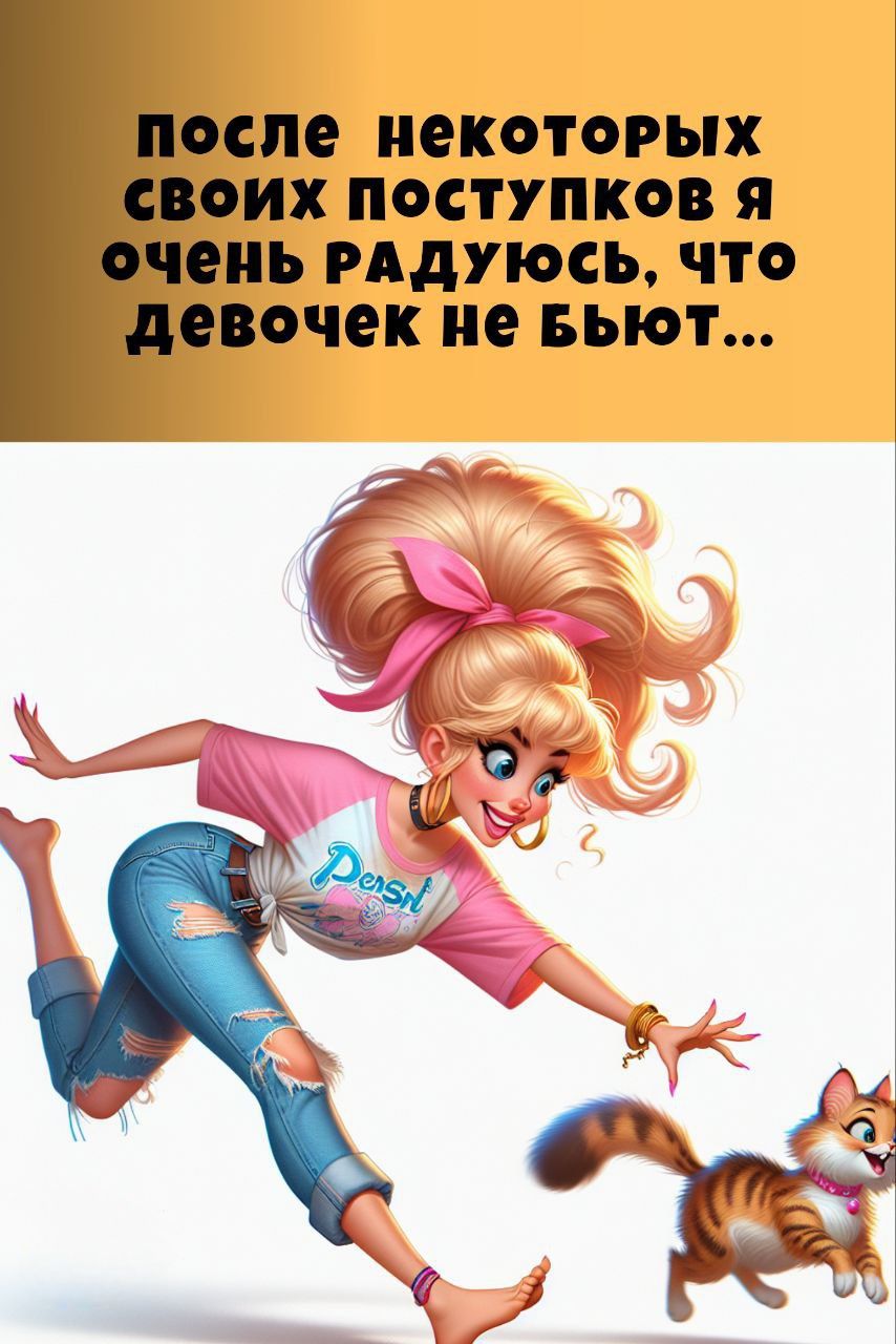 после некоторых своих поступков я очень РАДУЮСЬ, что девочек не бьют...