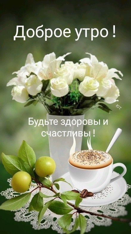 Доброе утро ! Будьте здоровы и счастливы !