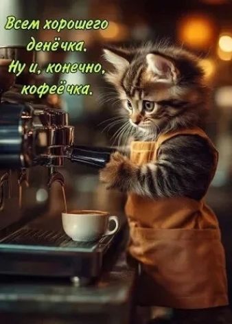 Всем хорошего денёчка. Ну и, конечно, кофейчика.