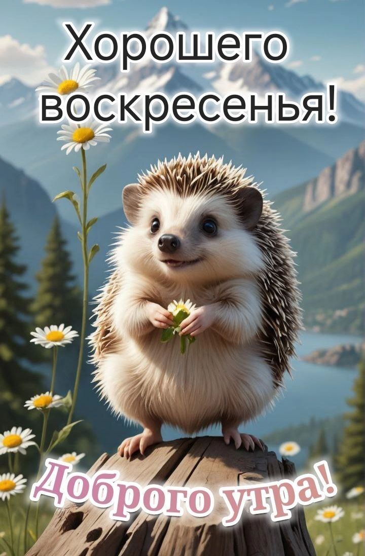 Хорошего воскресенья!
Доброе утро!