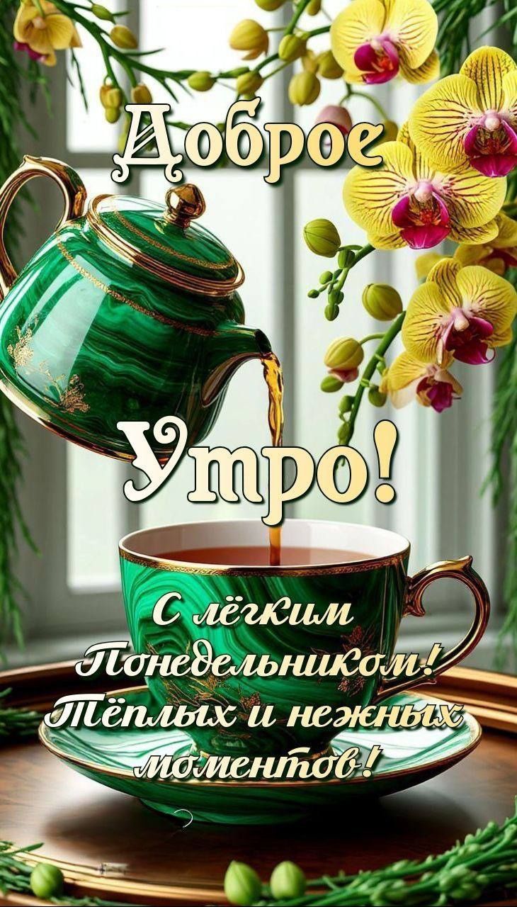 Доброе Утро! С лёгким Понедельником! Тёплых и нежных моментов!