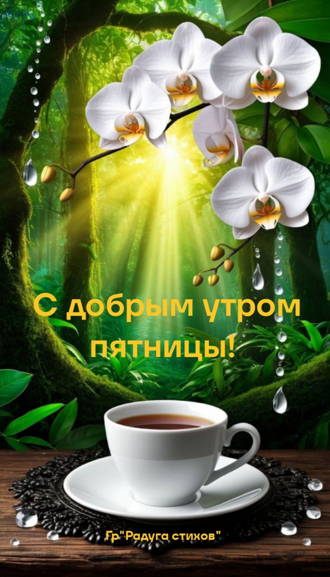 С добрым утром пятницы!
