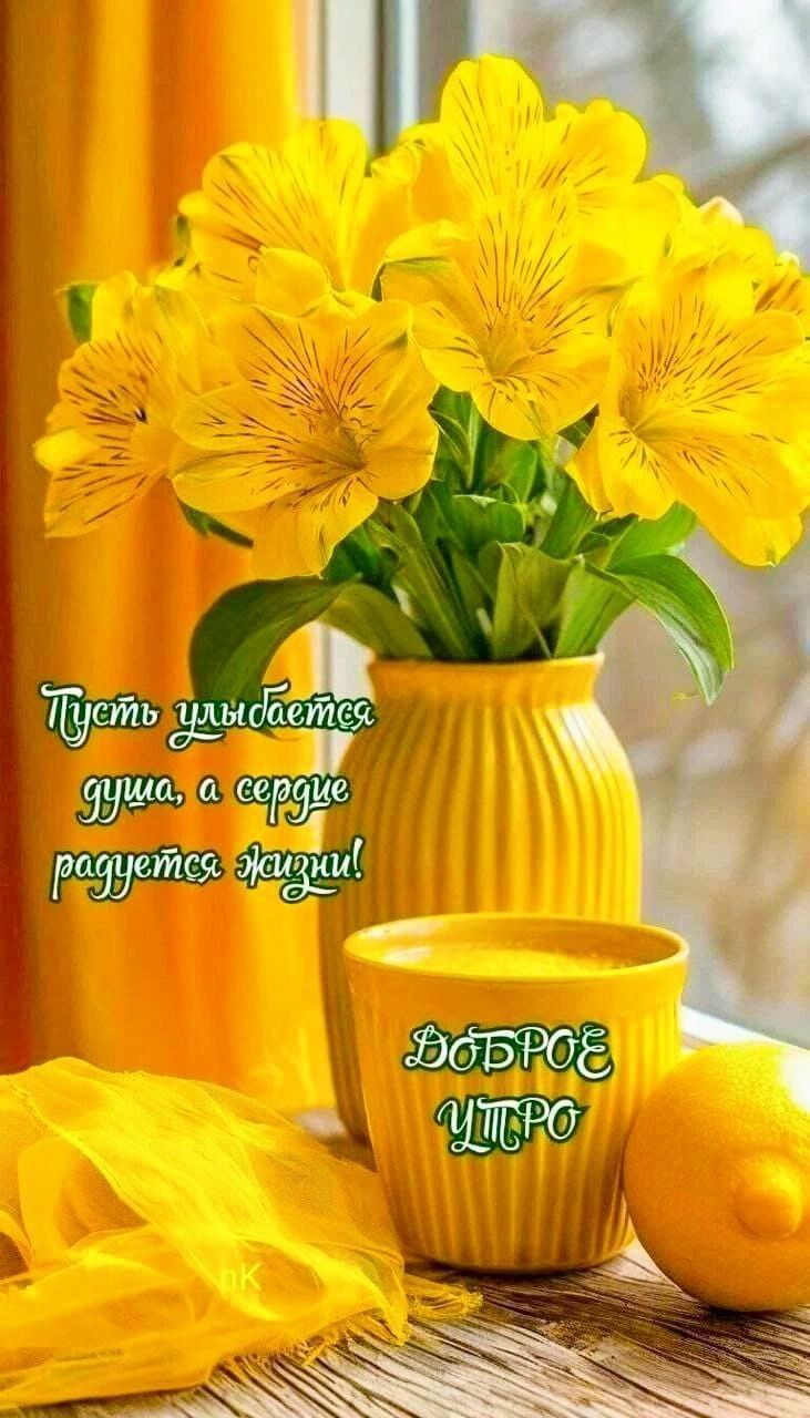Пусть улыбается душа, а сердце радуется жизни! ДОБРОЕ УТРО