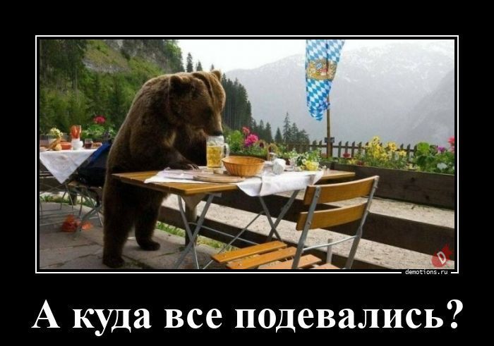 А куда все подевались?