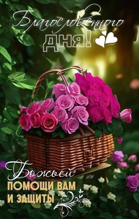 Благословенного Дня! Божьей помощи вам и защиты!