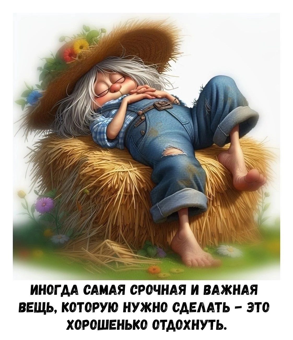 ИНГОДА САМАЯ СРОЧНАЯ И ВАЖНАЯ ВЕЩЬ, КОТОРУЮ НУЖНО СДЕЛАТЬ – ЭТО ХОРОШЕНЬКО ОТДОХНУТЬ.
