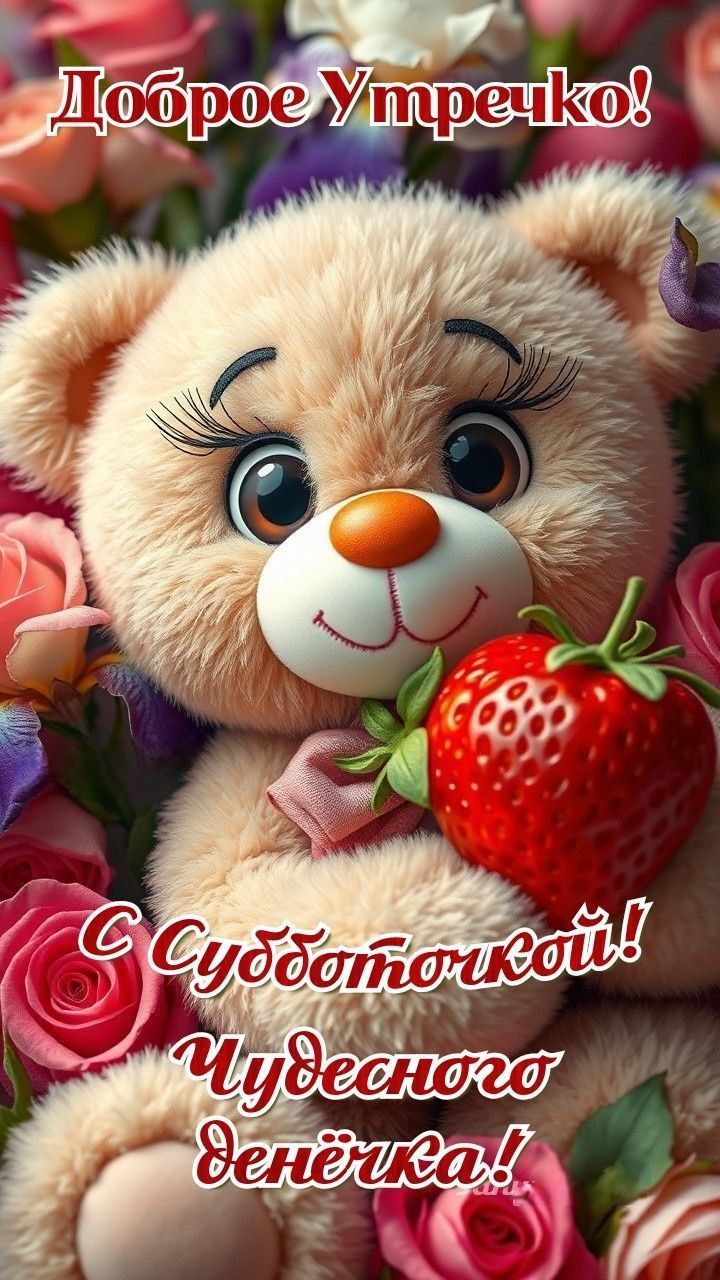 Доброе Утречко!
С Субботочкой!
Чудесного денёчка!