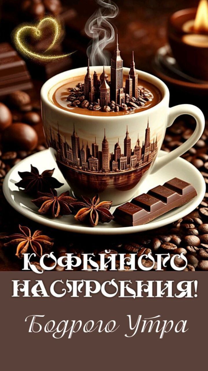 Кофейного настроения! Хорошего утра!