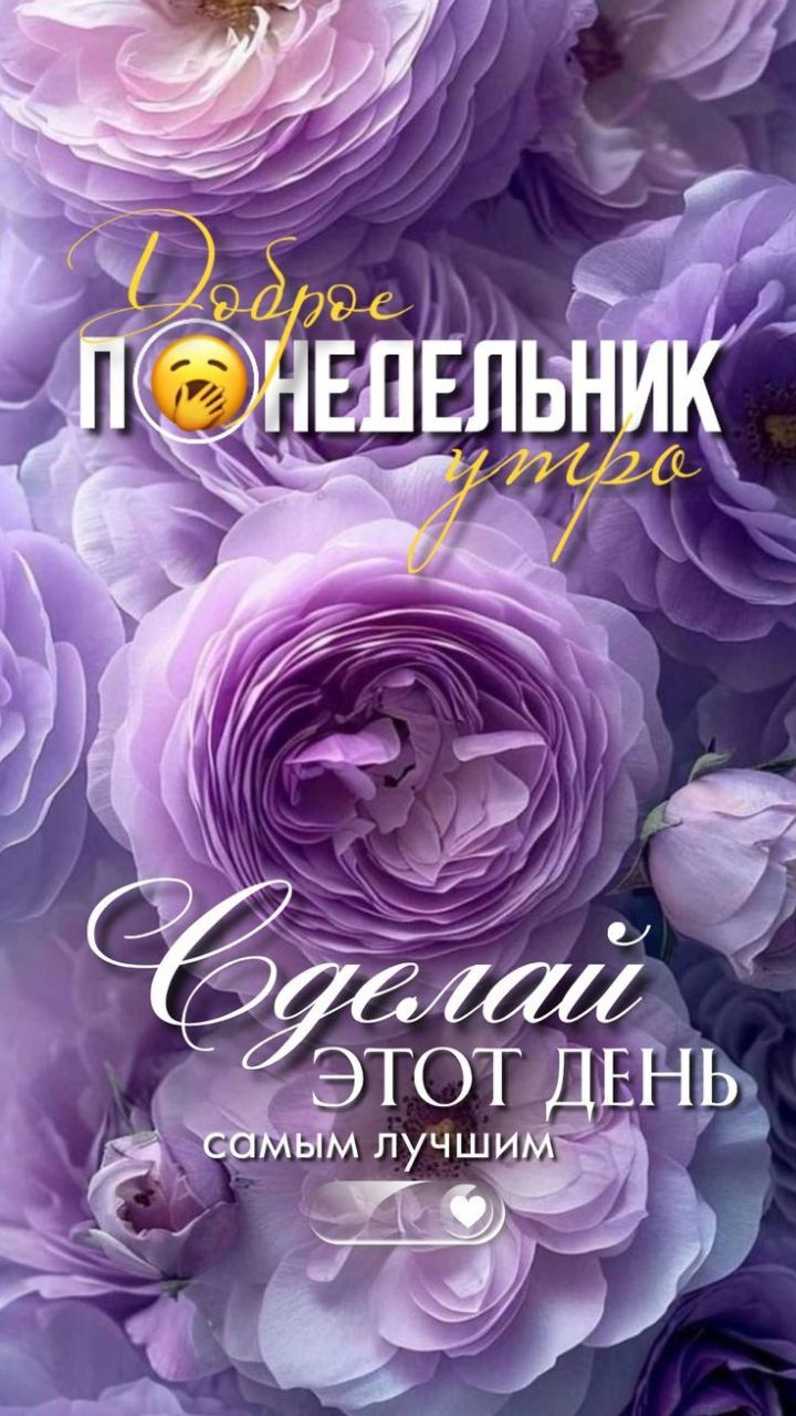 Доброе ПОНЕДЕЛЬНИК утро
Сделай этот день самым лучшим
