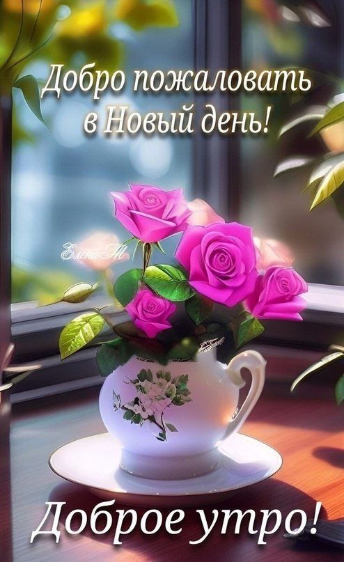 Добро пожаловать в Новый день!
Доброе утро!