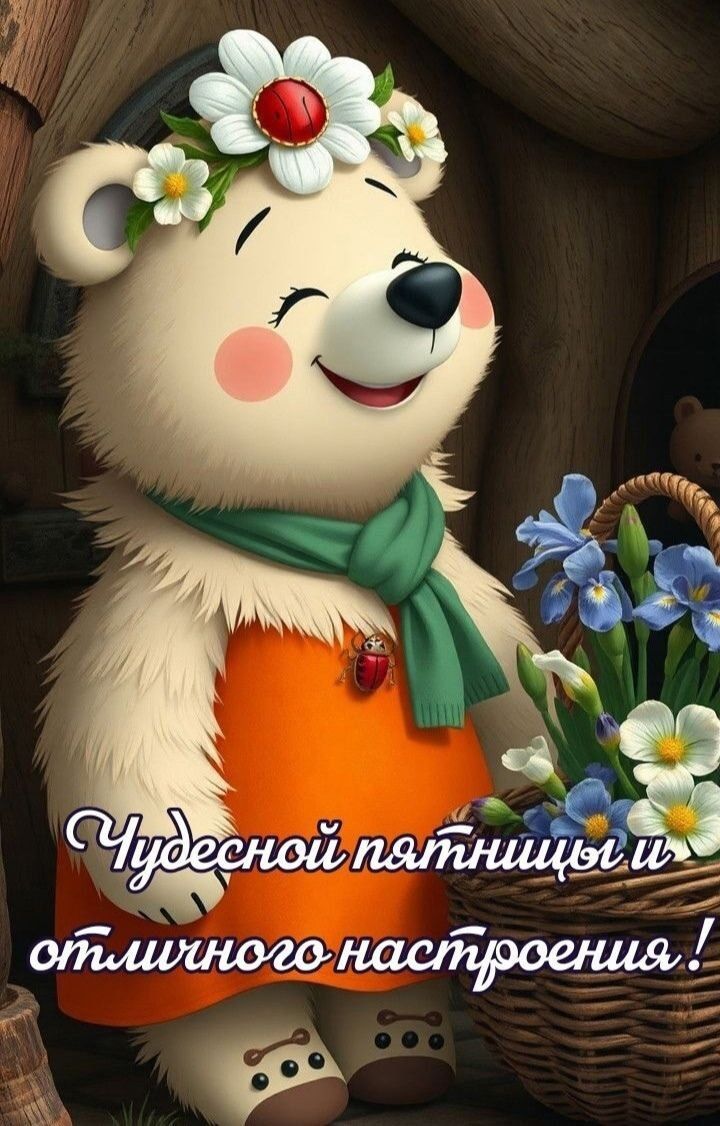 Чудесной пятницы и отличного настроения!