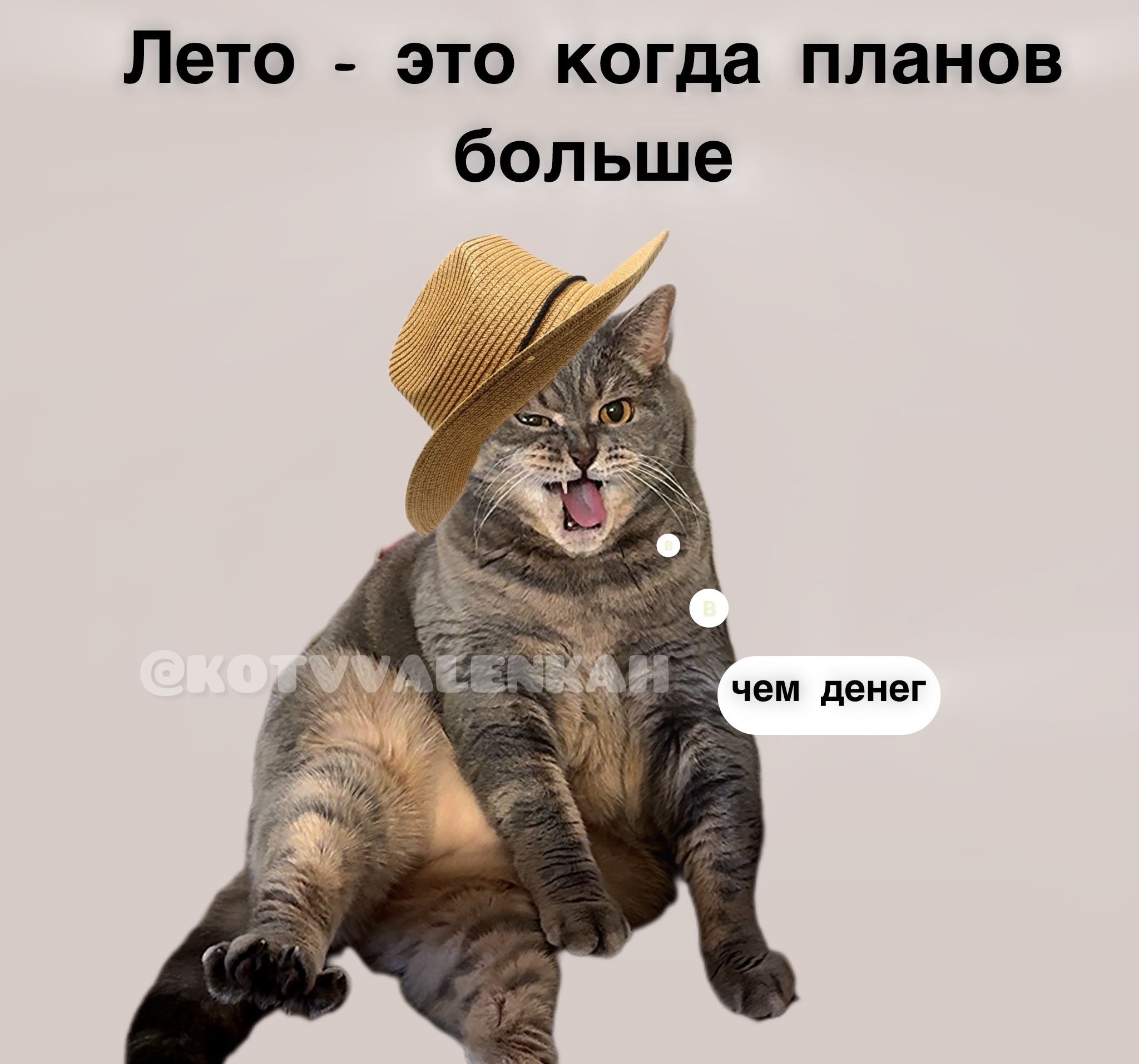 Лето - это когда планов больше чем денег