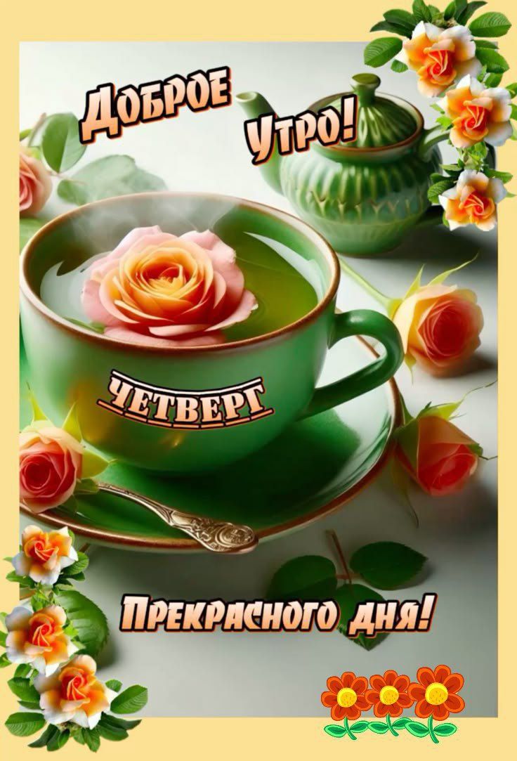 Доброе Утро! ЧЕТВЕРГ Прекрасного дня!