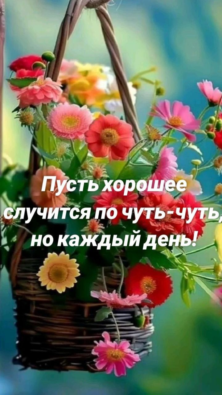 Пусть хорошее случится по чуть-чуть, но каждый день!