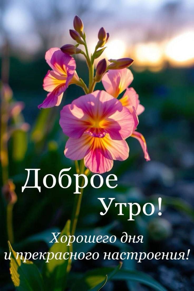 Доброе Утро! Хорошего дня и прекрасного настроения!