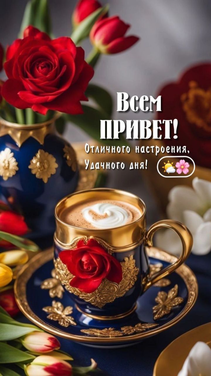 Всем ПРИВЕТ! Отличного настроения, Удачного дня!
