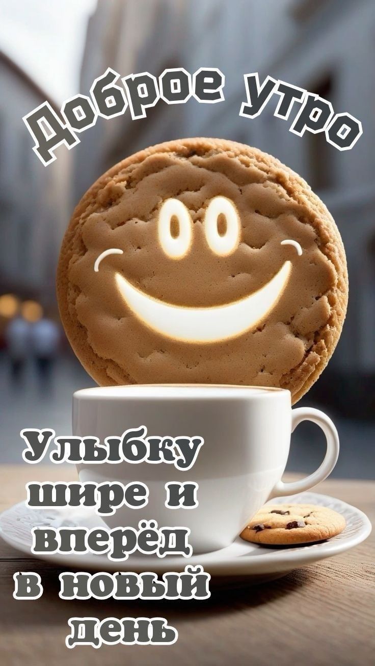 Доброе утро
Улыбку шире и вперёд В новый день