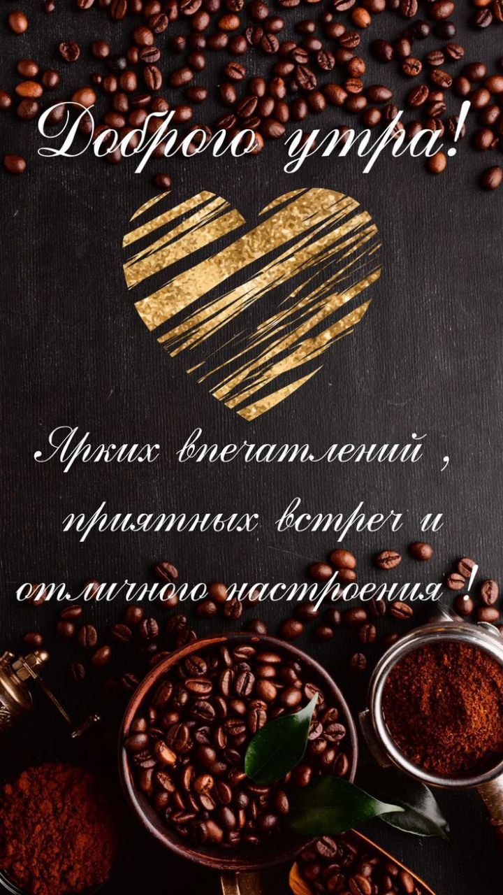 Доброе утро! Ярких впечатлений, приятных встреч и отличного настроения!