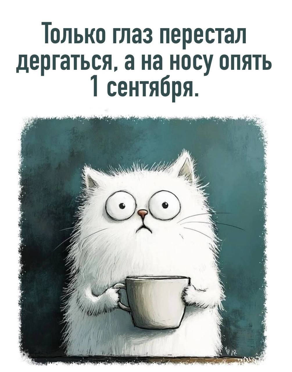 Только глаз перестал дергаться, а на носу опять 1 сентября.