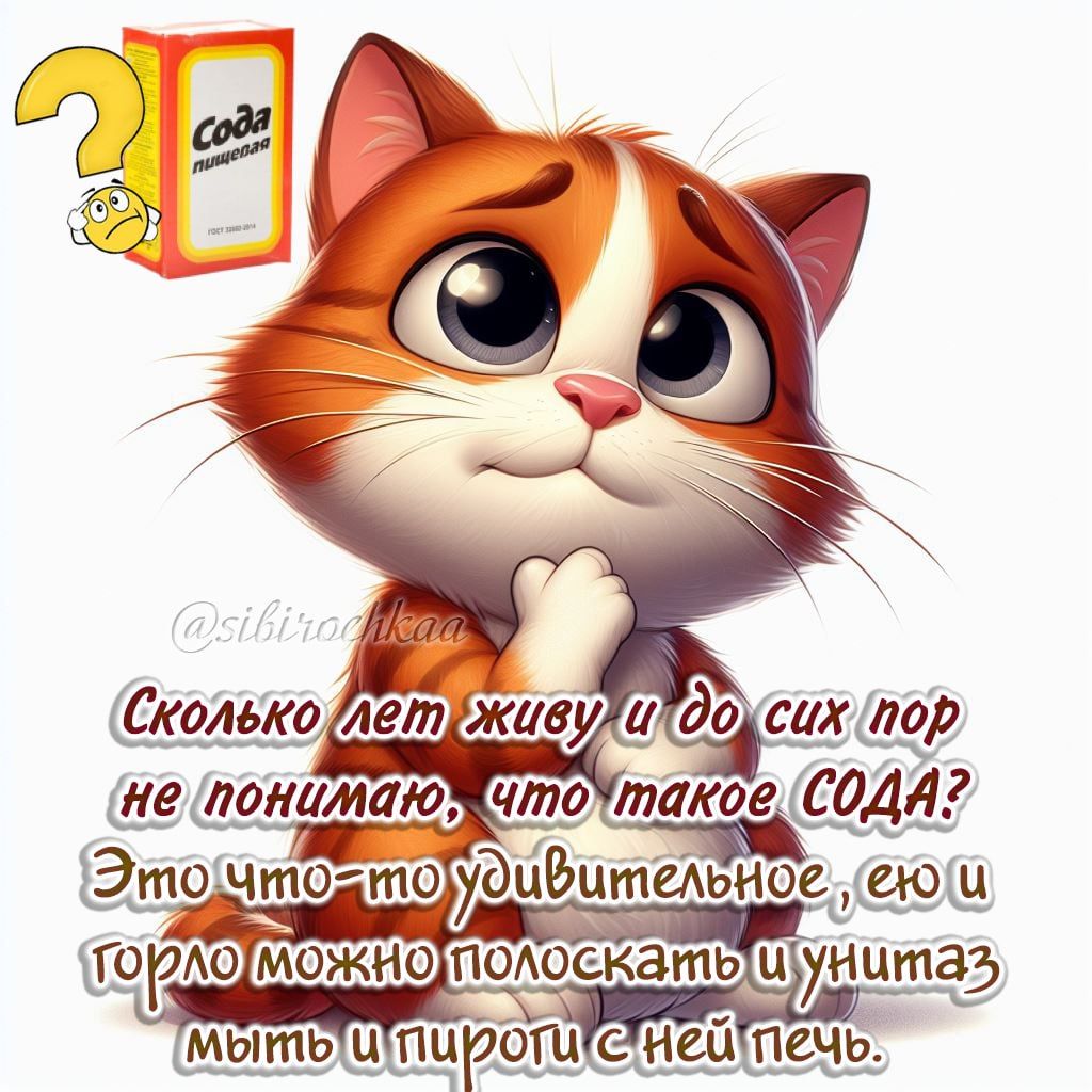 Сколько лет живу и до сих пор не понимаю, что такое СОДА?
Это что-то удивительное, ею и горло можно полоскать и унитаз мыть и пироги с ней печь.