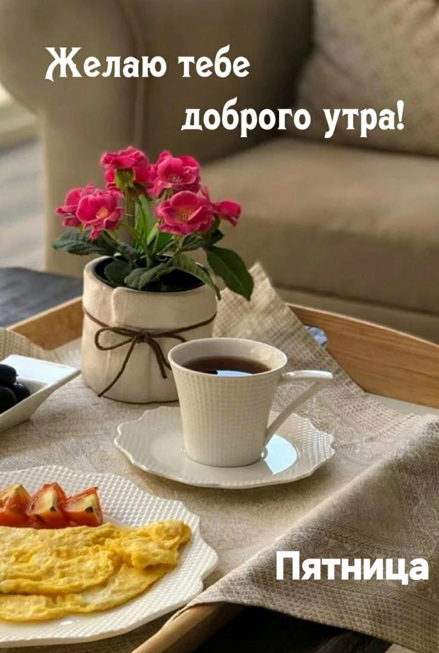 Желаю тебе доброго утра! Пятница