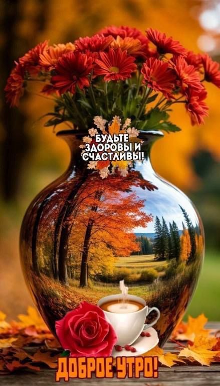 ДОБРОЕ УТРО!
БУДЬТЕ ЗДОРОВЫ И СЧАСТЛИВЫ!