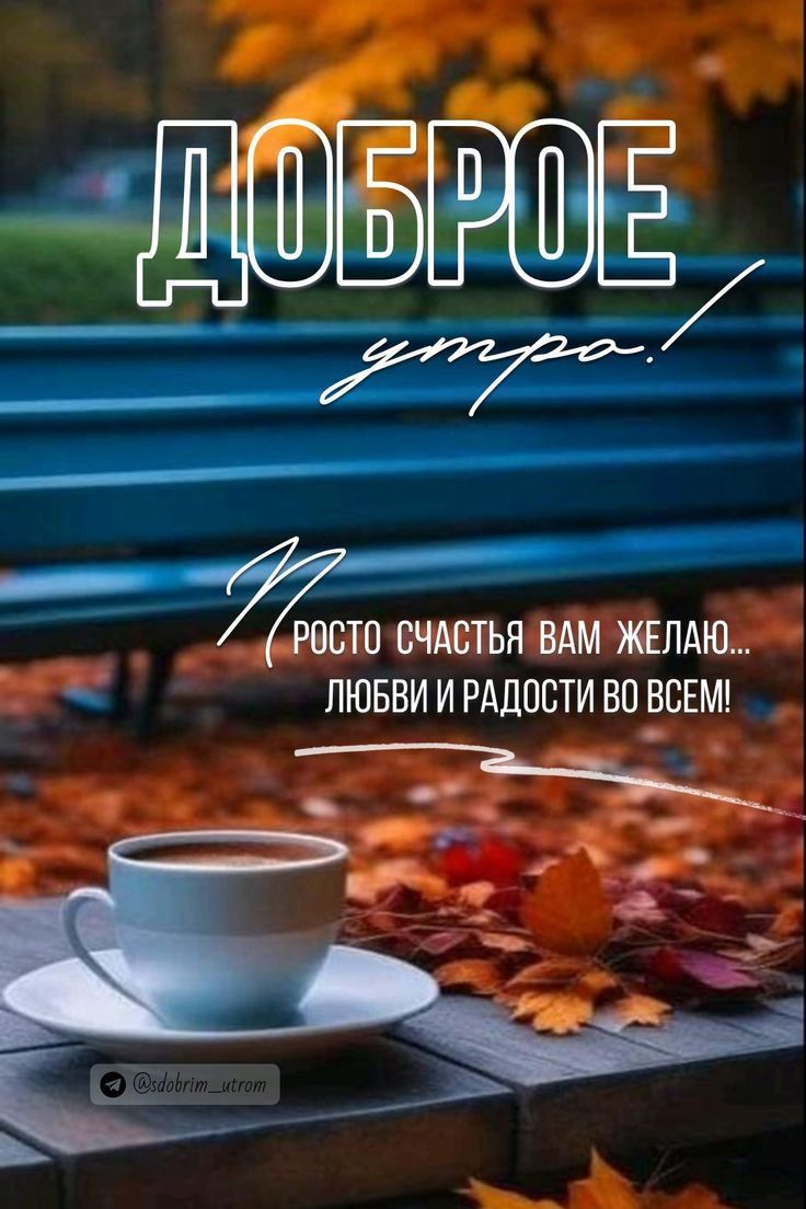 ДОБРОЕ утро! Просто счастья вам желаю... любви и радости во всем!