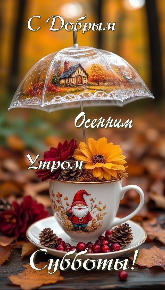 С Добрым Осенним Утром Субботы!