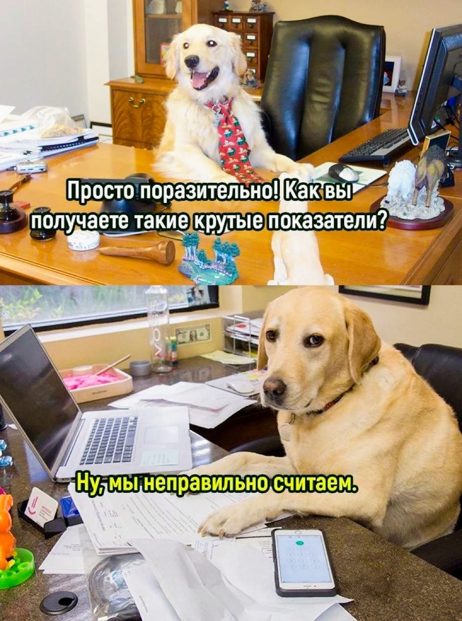 Просто поразительно! Как вы получаете такие крутые показатели? Ну, мы неправильно считаем.