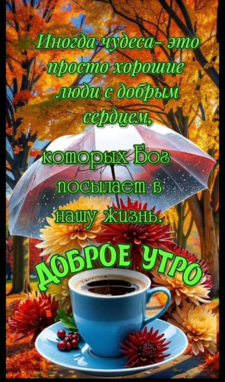 Иногда чудеса – это просто хорошие люди с добрым сердцем, которых Бог посылает в нашу жизнь. ДОБРОЕ УТРО