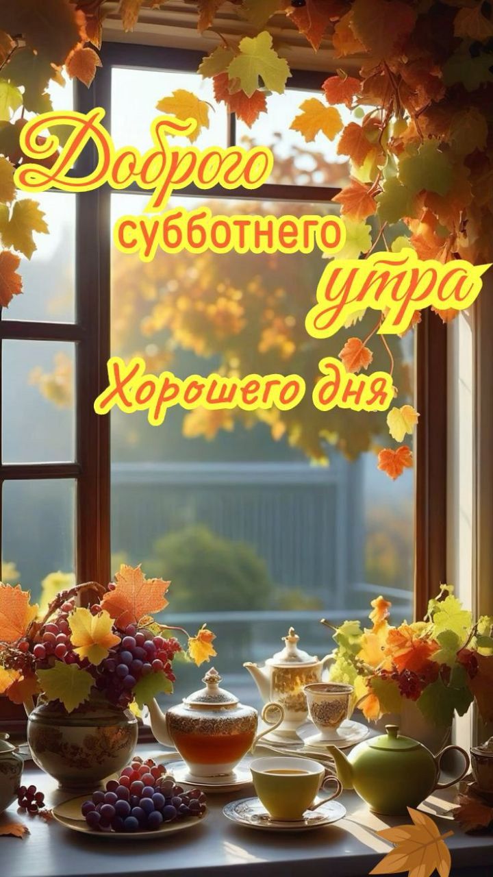 Доброе субботнего утра Хорошего дня