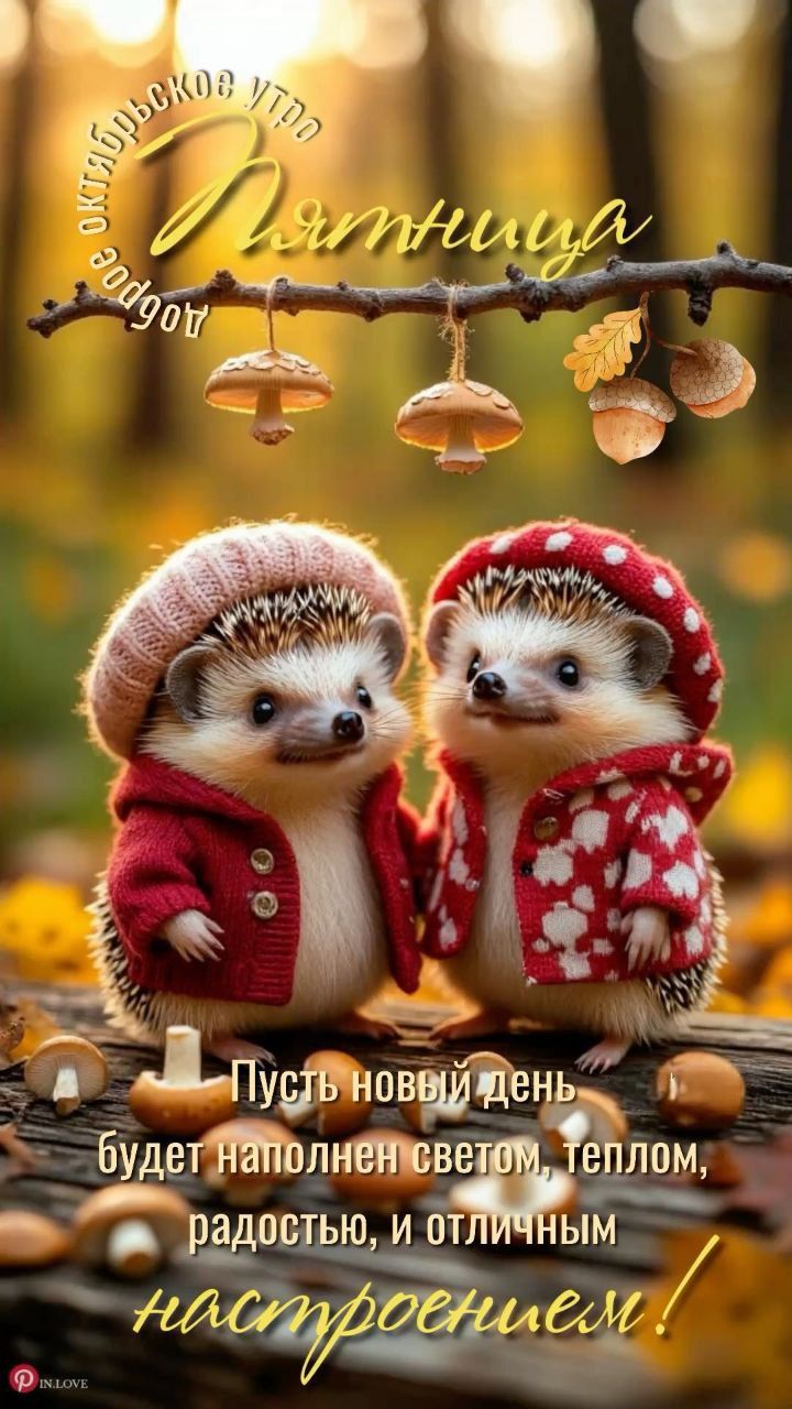 Пусть новый день будет наполнен светом, теплом, радостью, и отличным настроением!