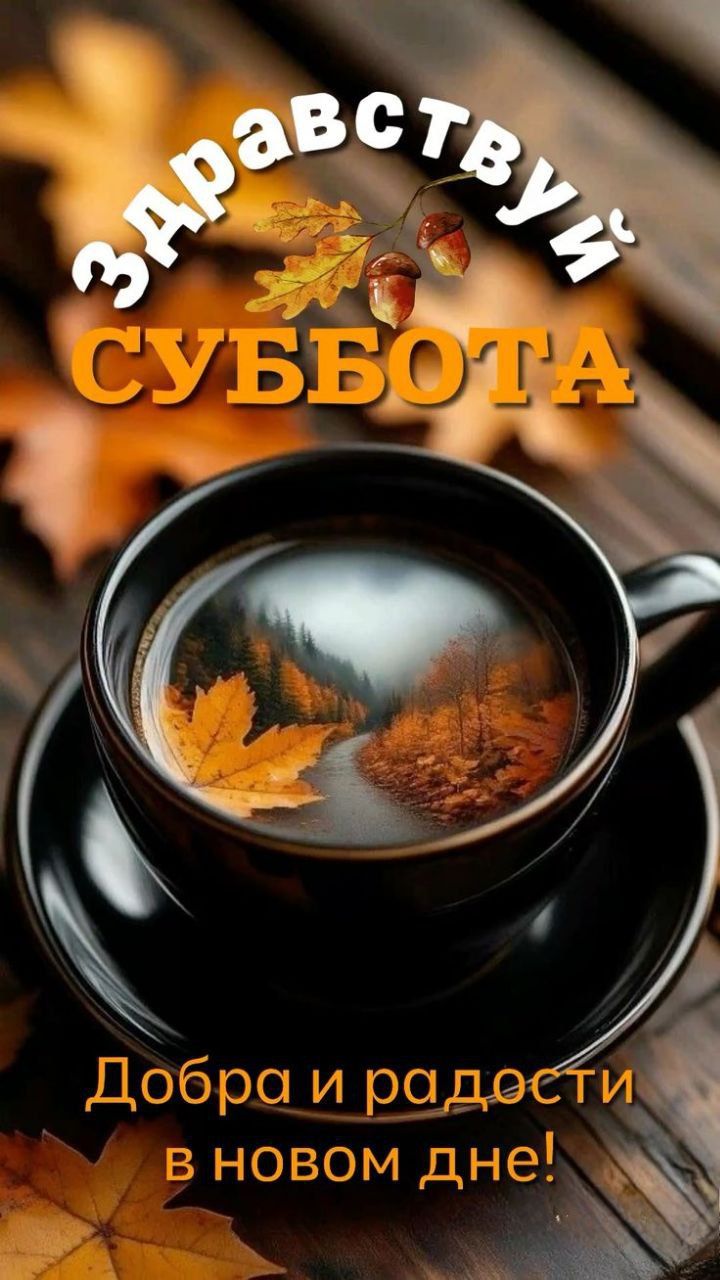 Здравствуй суббота
Добра и радости в новом дне!