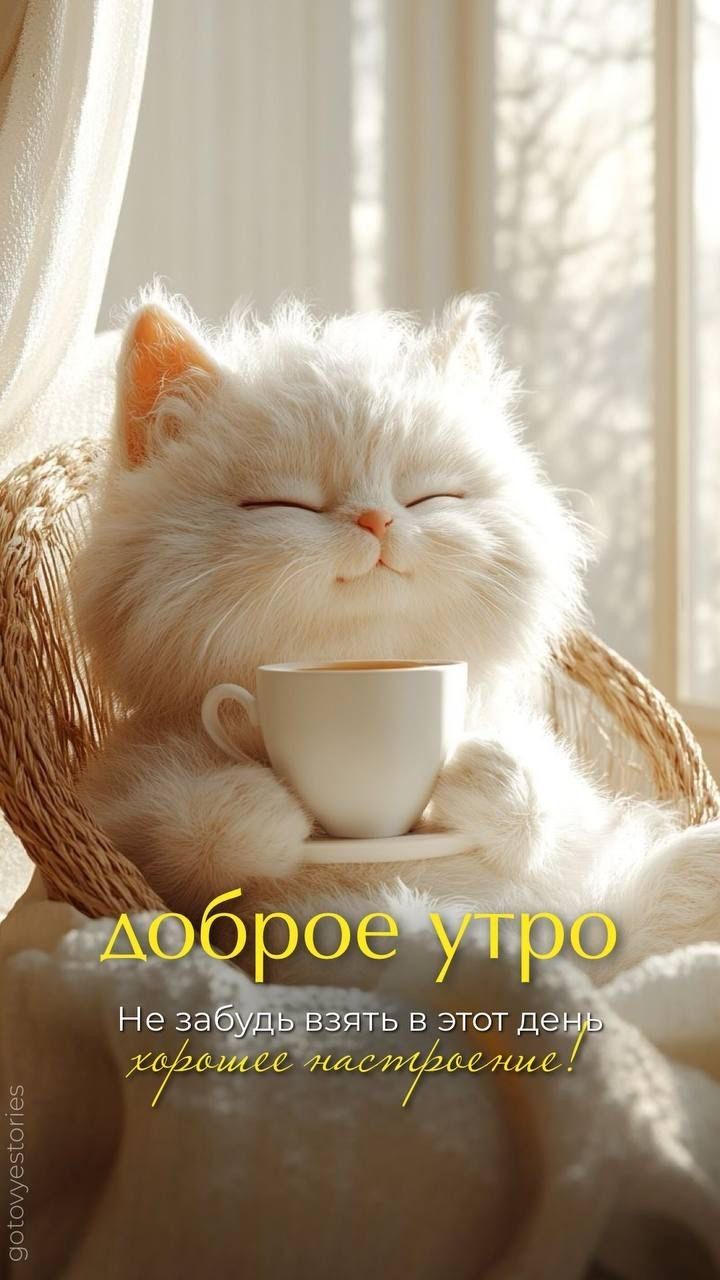 доброе утро Не забудь взять в этот день хорошее настроение!