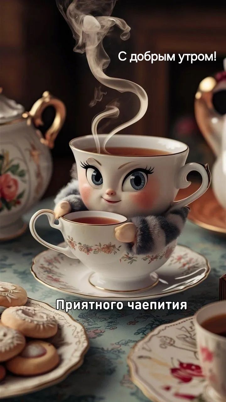 С добрым утром! Приятного чаепития
