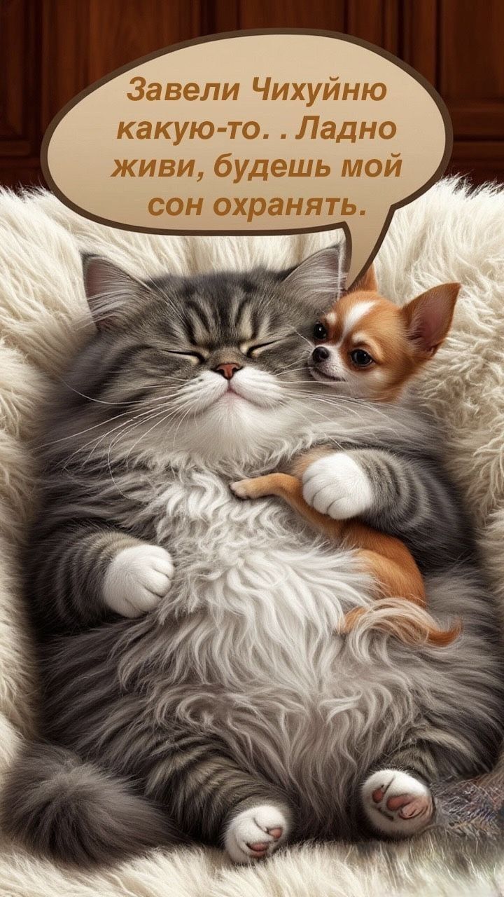 Завели Чихуйню какую-то.. Ладно живи, будешь мой сон охранять,