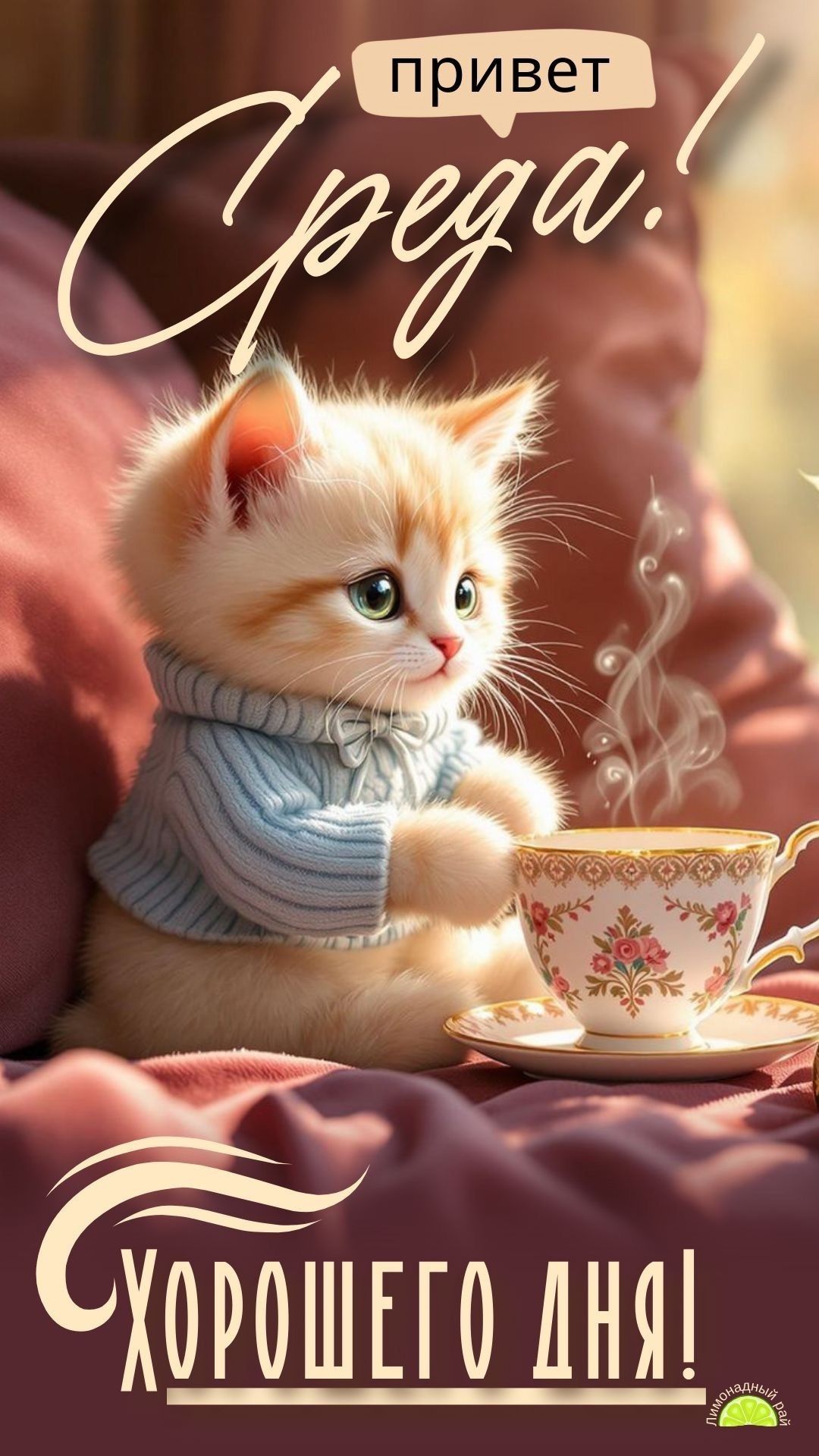 привет Среда! Хорошего дня!