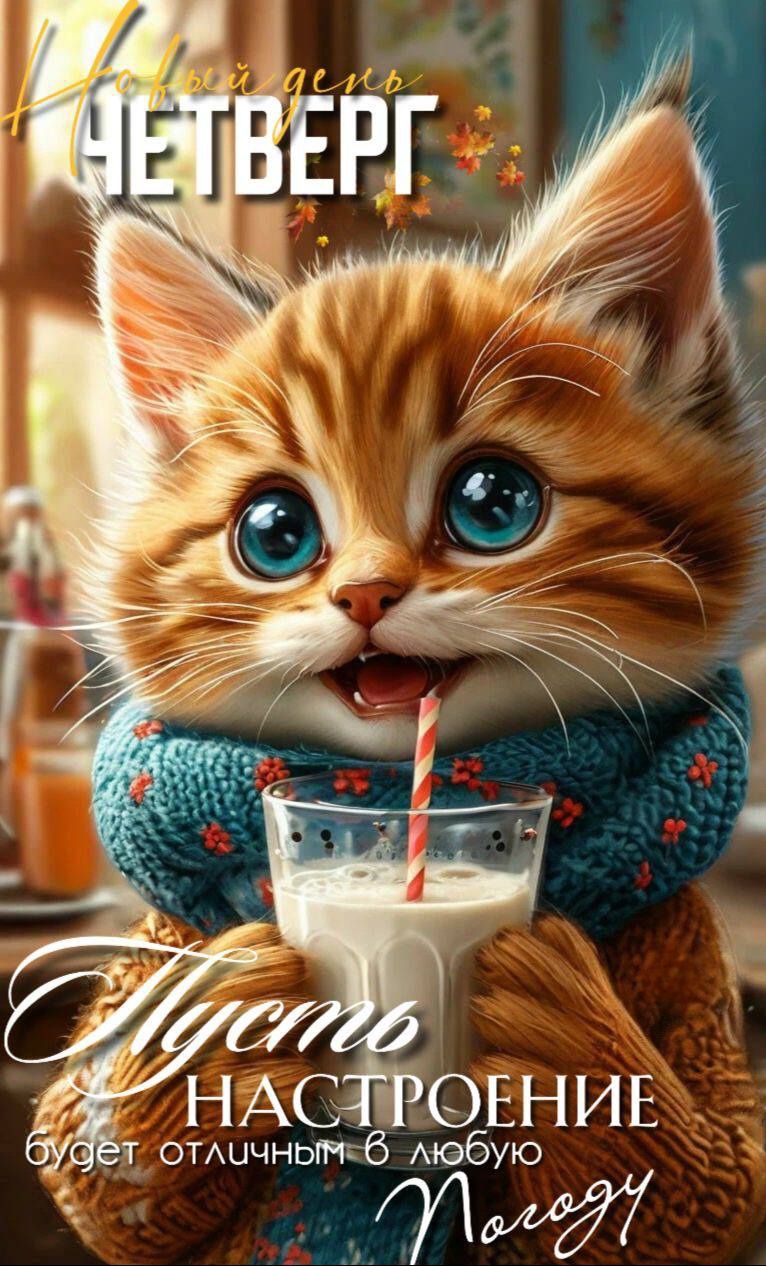 Новый день ЧЕТВЕРГ. Пусть настроение будет отличным в любую погоду