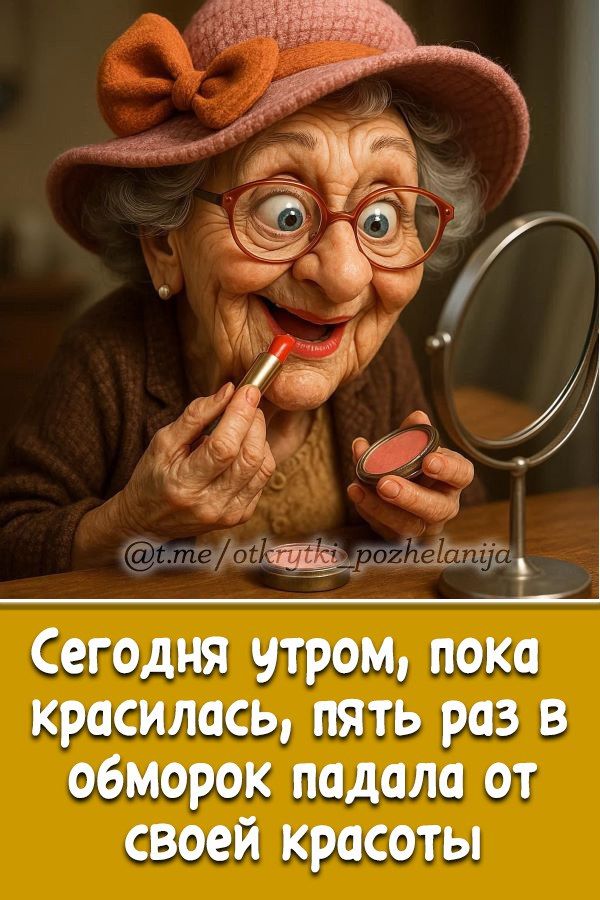 Сегодня утром, пока красилась, пять раз в обморок падала от своей красоты