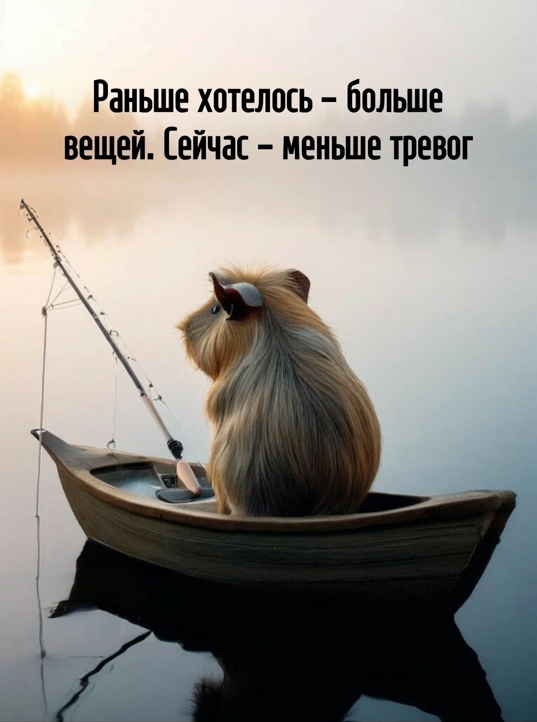 Раньше хотелось - больше вещей. Сейчас - меньше тревог