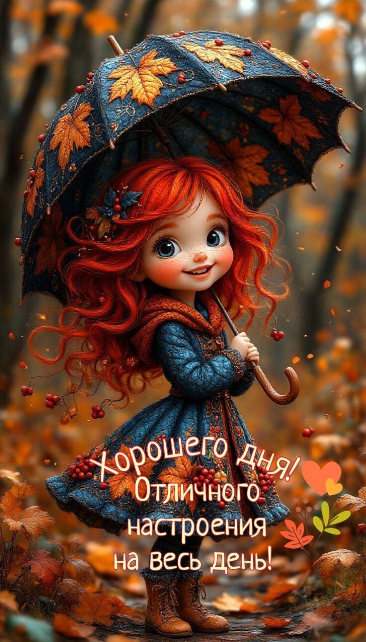 Хорошего дня! Отличного настроения на весь день!