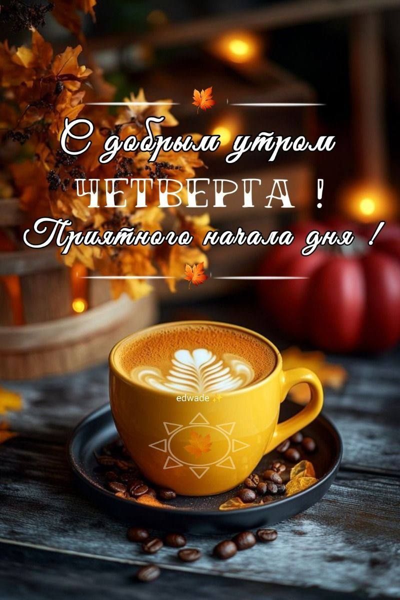 С добрым утром ЧЕТВЕРГА! Приятного начала дня!