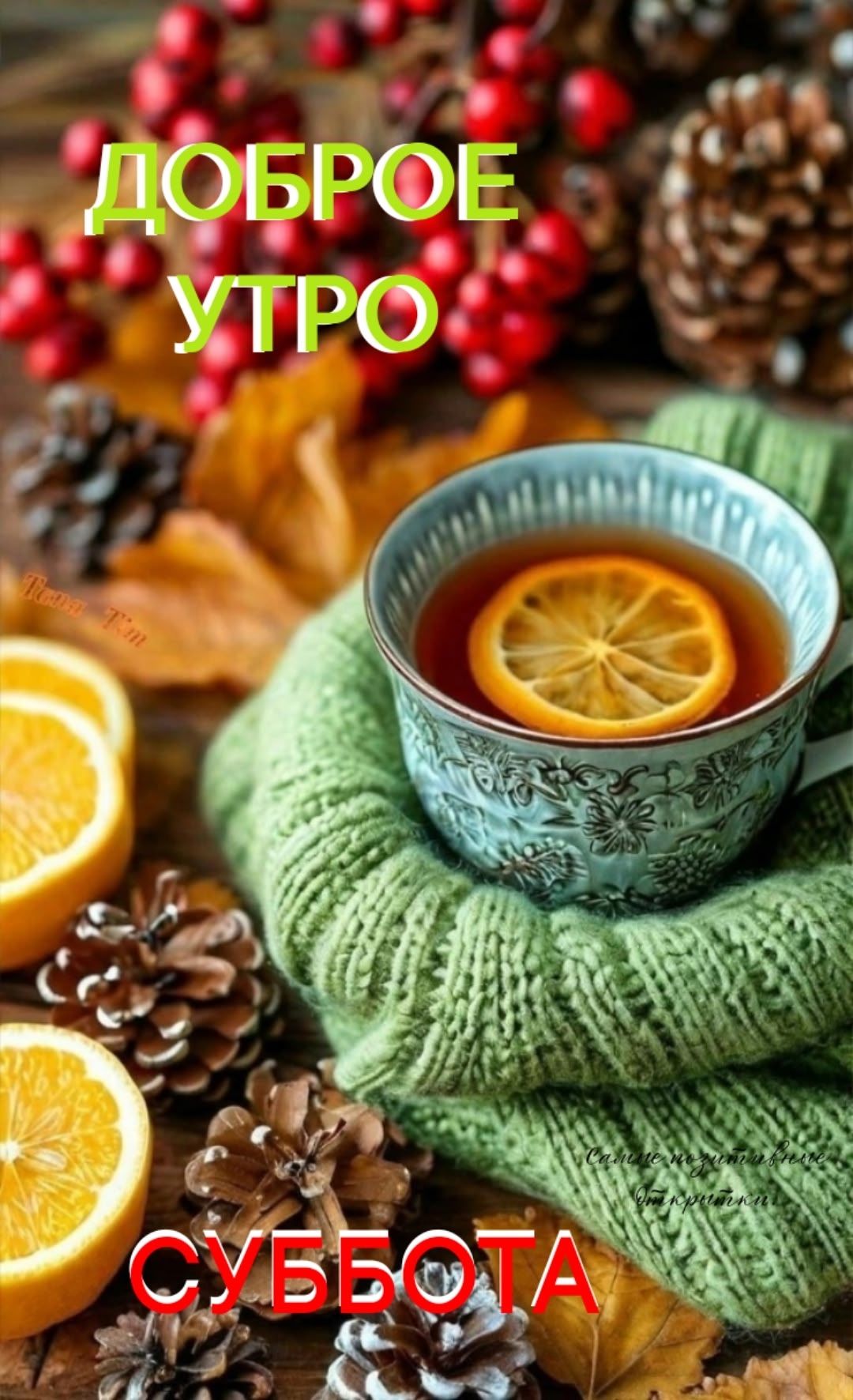 Доброе утро
Суббота