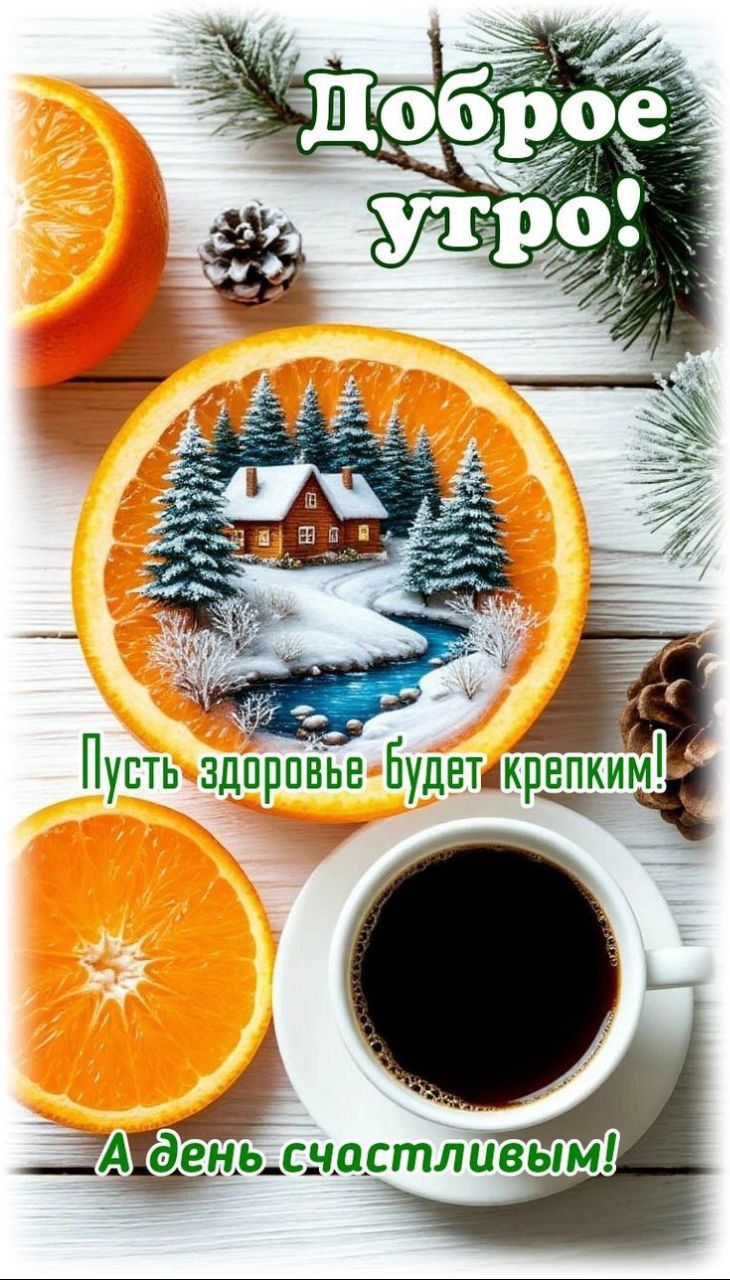 Доброе утро! Пусть здоровье будет крепким! А день счастливым!