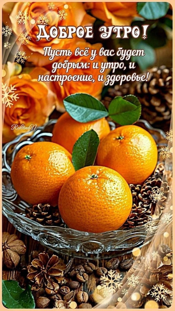 Доброе утро! Пусть всё у вас будет добрым: и утро, и настроение, и здоровье!
