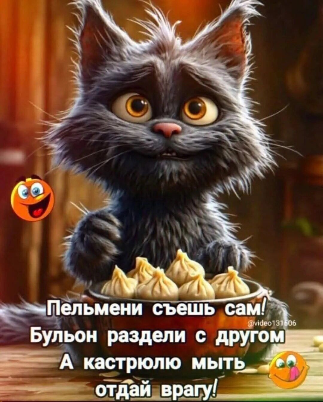 Пельмени съешь сам! Бульон раздели с другом А кастрюлю мыть отдай врагу!