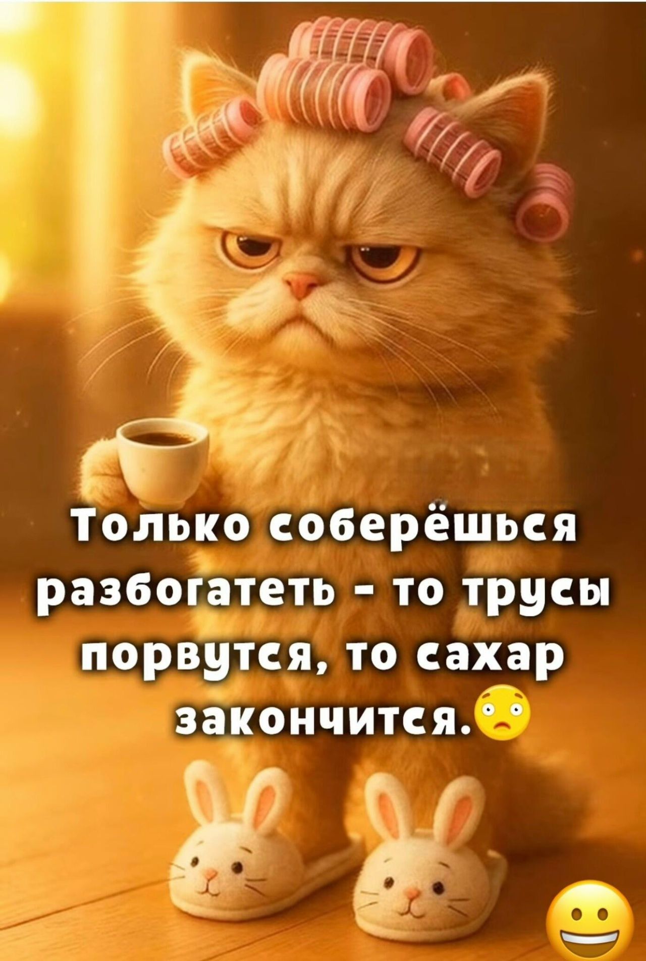 Только соберёшься разворотить - то трусы порвутся, то сахар закончится. 😒