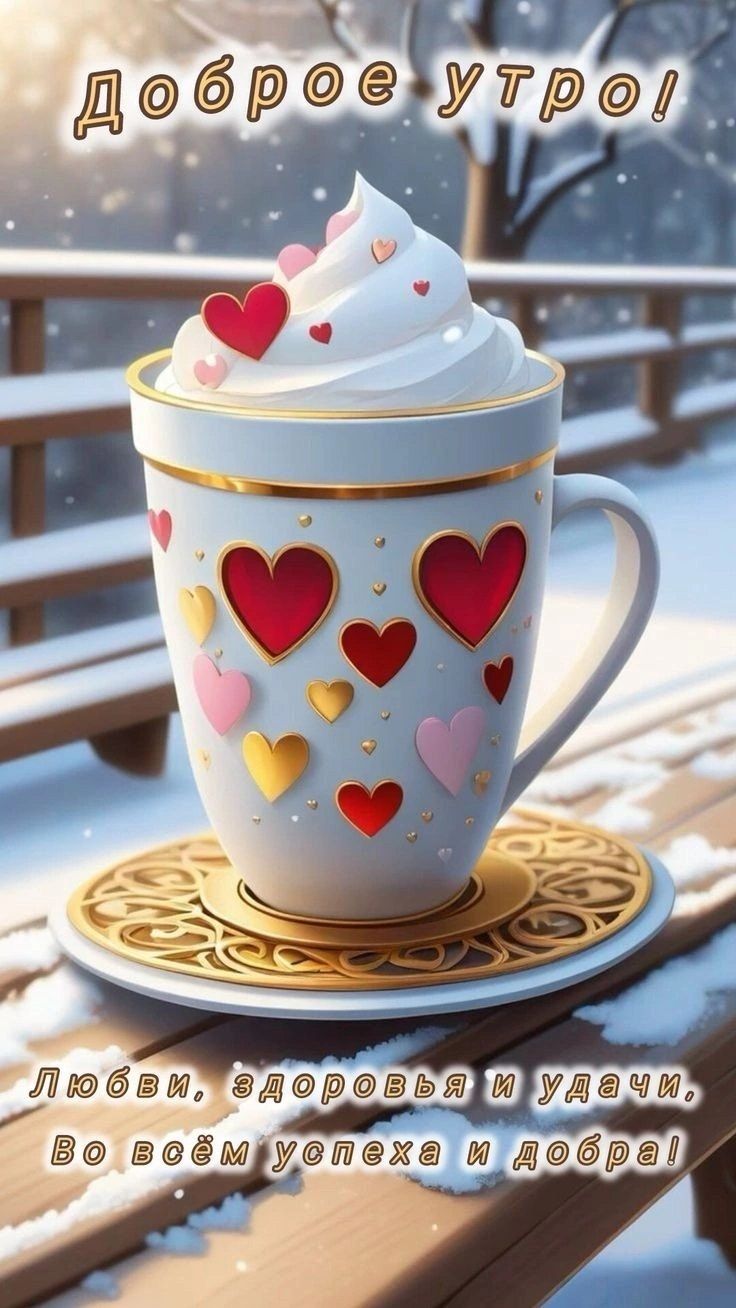 Доброе утро! Любви, здоровья и удачи, во всём успеха и добра!
